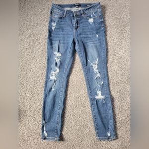 SIZE 7 Distressed Judy Blue Skinny jeans, Style #JB88177